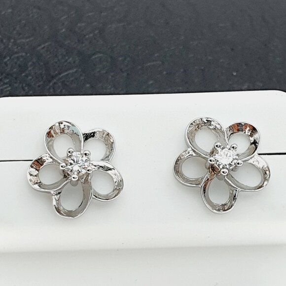 925 sterling silver luxury CZ earrings for women/girls, Best for gift,RJUS2163 - Picture 1 of 11